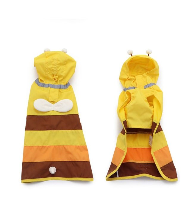 PET PARADISE ペットパラダイス レインコート 《蜂》中型犬 大型犬 黄