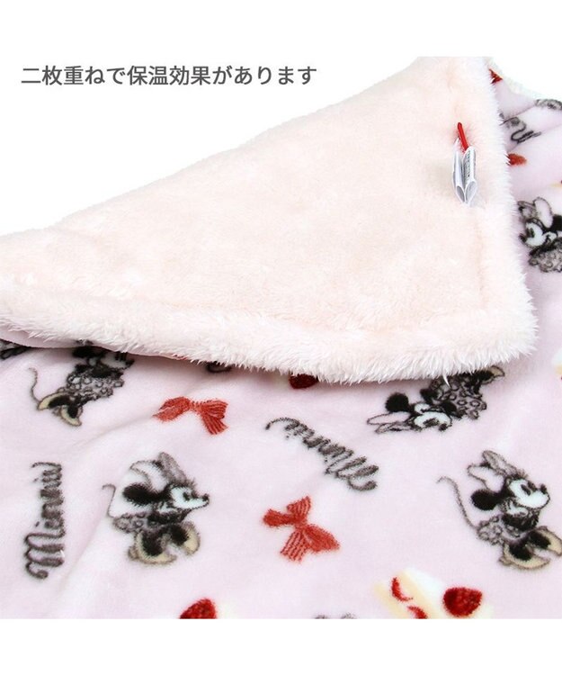 PET PARADISE ディズニーミニーマウス 遠赤外線 ボアマット 《ケーキ柄  》(80×60cm) ケーキ柄