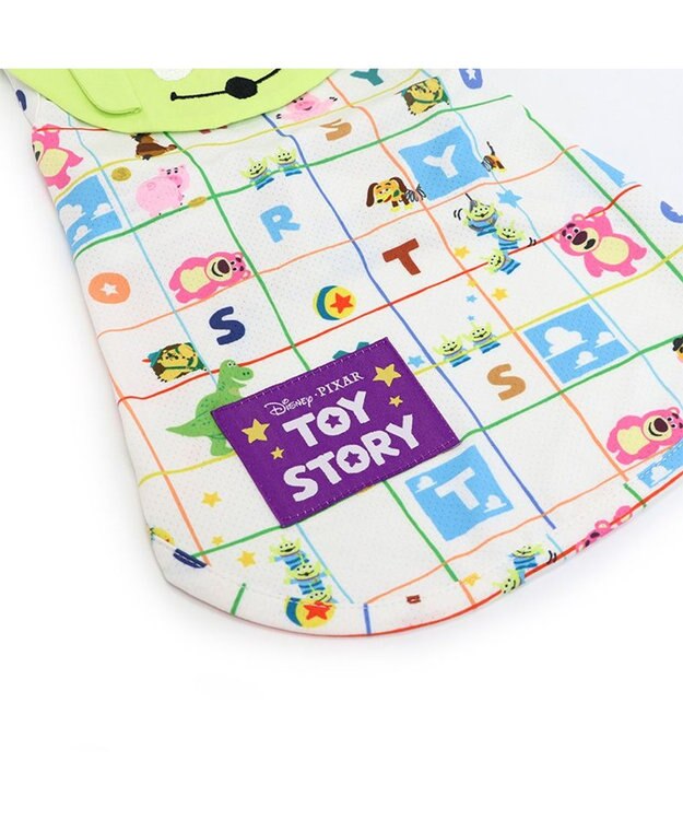 PET PARADISE ディズニー エイリアン クールメッシュ 襟付きタンクトップ 小型犬 グリーン