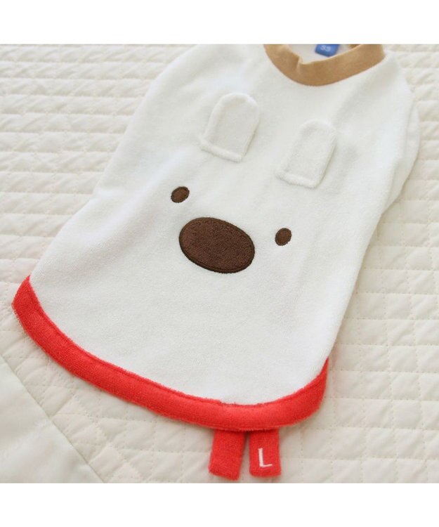 PET PARADISE リサとガスパール サーモキープ リサお顔Tシャツ  小型犬 ホワイト