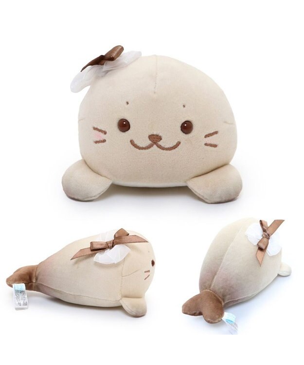 Mother garden しろたん ラテ マスコット ぬいぐるみ 15cm 【単品】 カフェラテ