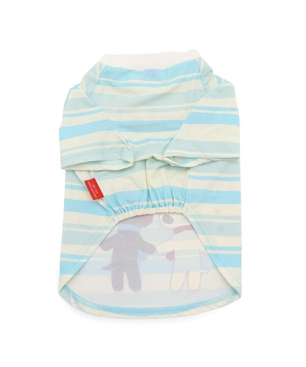 PET PARADISE リサとガスパール   接触冷感 Ｔシャツ 《マリン柄》小型犬 ブルー