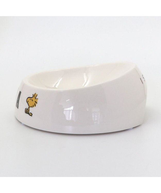 PET PARADISE 【受注生産】スヌーピー えさ皿 食器  名前と誕生日が入ります！  オーダーメイドフードボウル【小】 0