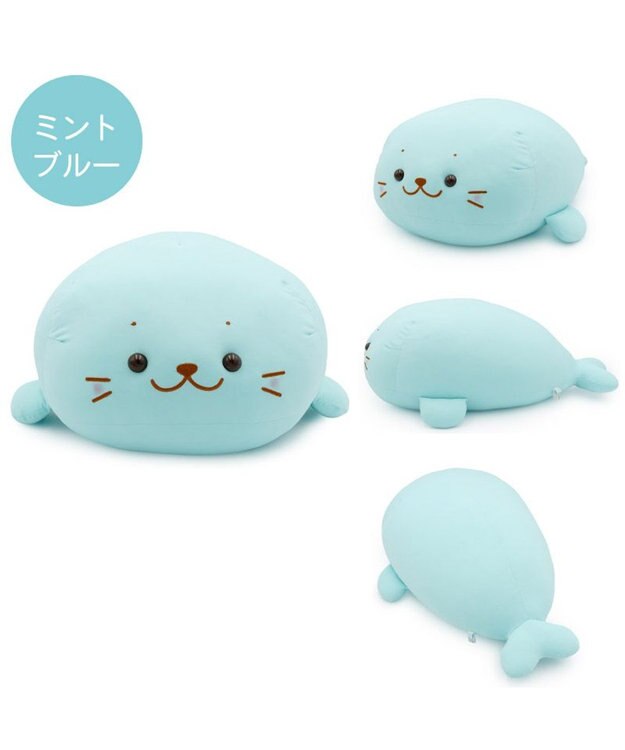 Mother garden しろたん クール抱き枕 55ｃｍ 《ミントブルー》 単品 ミントブルー