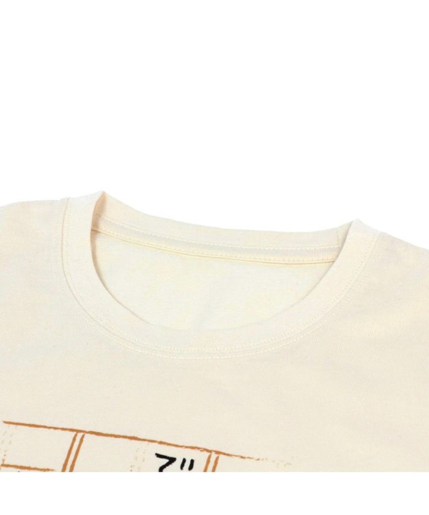 Mother garden しろたん Tシャツ 半袖 《国語柄》 オフホワイト色　S/M/L/XL レディース メンズ ユニセックス 男女兼用 半袖 あざらし アザラシ かわいい キャラクター マザーガーデン #しろたんＴシャツ2021 父の日 父の日ギフト 白~オフホワイト