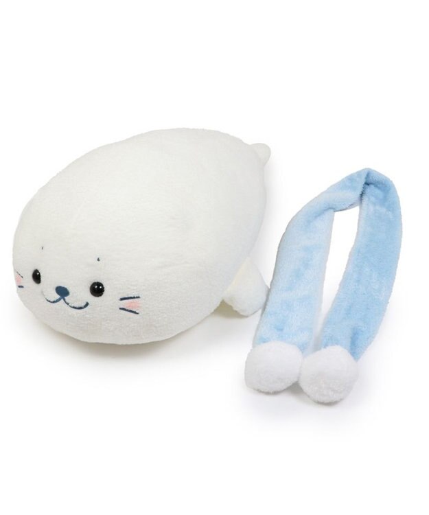しろたん マフラー付 ふわ雪 抱き枕 85cm / Mother garden