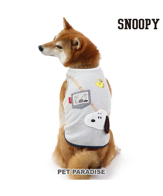 PET PARADISE スヌーピー ポーチ タンクトップ 《グレー》【中型犬】 グレー