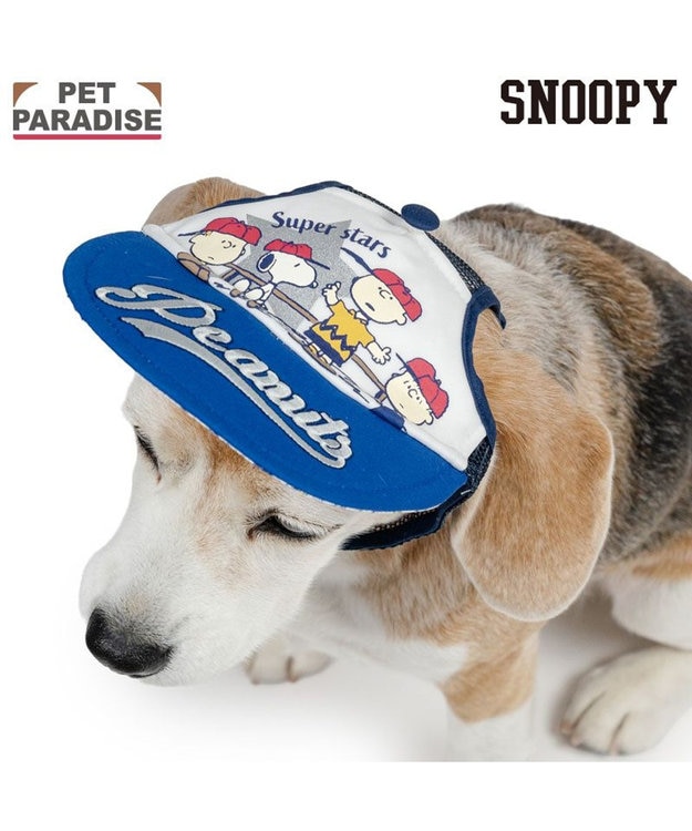 PET PARADISE スヌーピー スター キャップ ＳＭ～Ｍ/Ｌ ネイビー×ホワイト