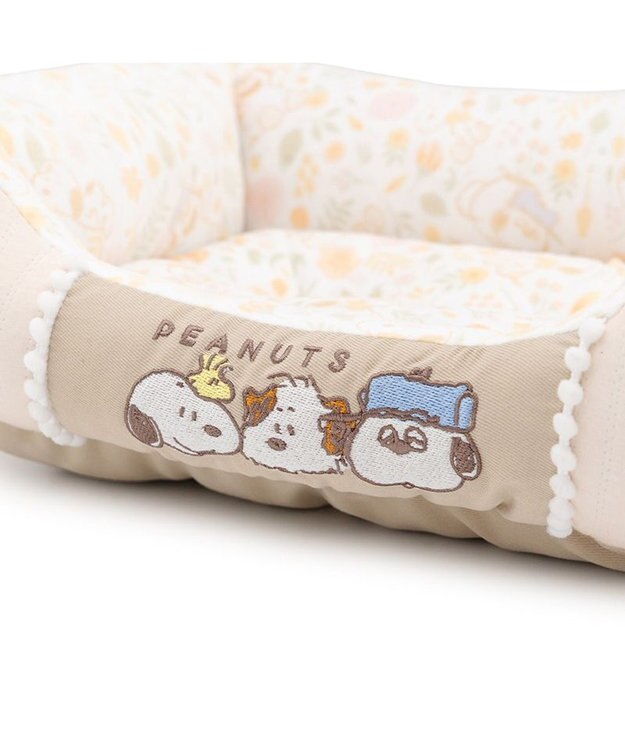 PET PARADISE スヌーピー カドラー ＬＬ 《のほほん柄》　 ライトベージュ