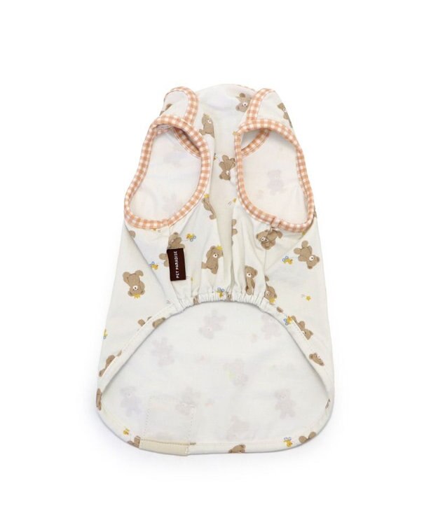 PET PARADISE ペットパラダイス はじめてタンクトップ くまちゃん柄 小型犬 ホワイト