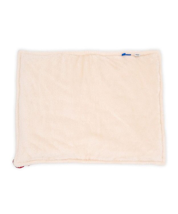 PET PARADISE ディズニー ミッキーマウス 遠赤外線 ボア マット 《ニット柄》 ホワイト×レッド