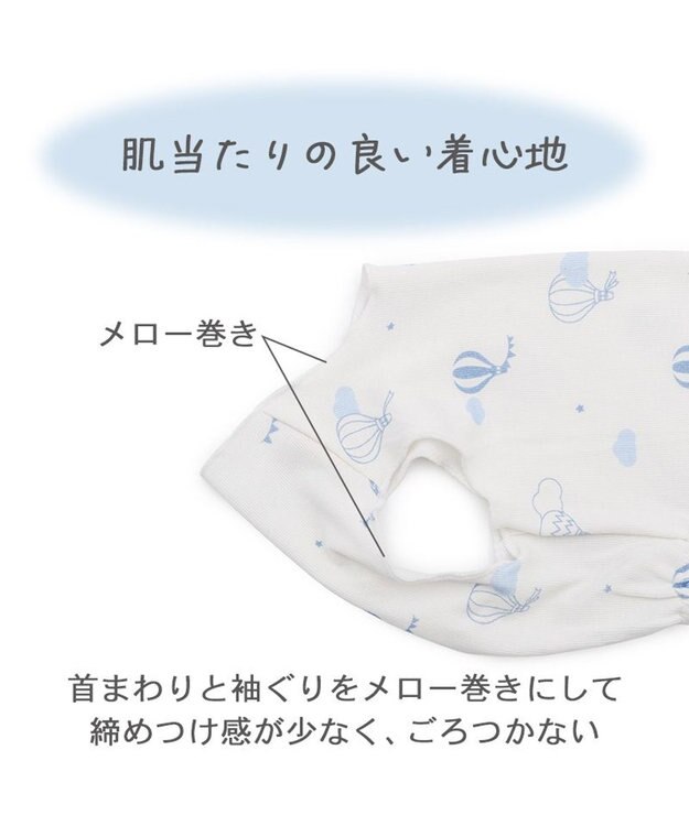 PET PARADISE ペットパラダイス やさしい タンクトップ 《気球柄》 中型犬 大型犬 ホワイト×ブルー