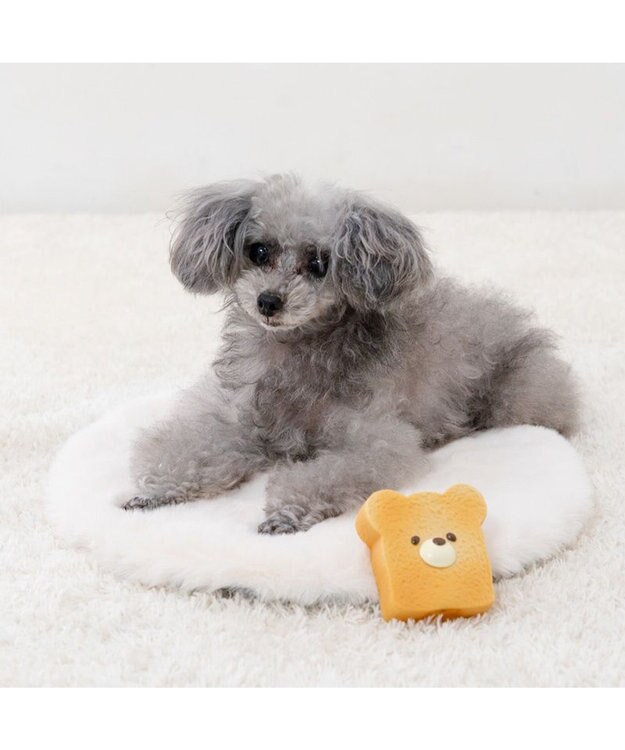 PET PARADISE ペットパラダイス くまトースト トイ ベージュ