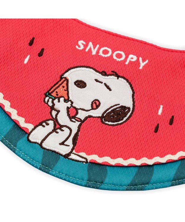 PET PARADISE スヌーピー クールバンダナ 《スイカ柄》 小型犬 レッド