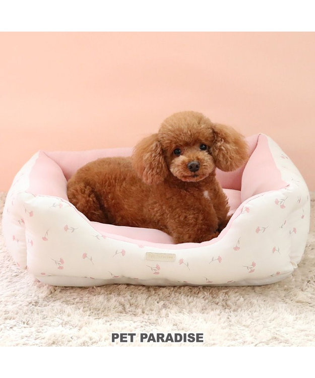 PET PARADISE ペットパラダイス 小花柄カドラー《ピンク》 M  小型犬 小花柄 ピンク