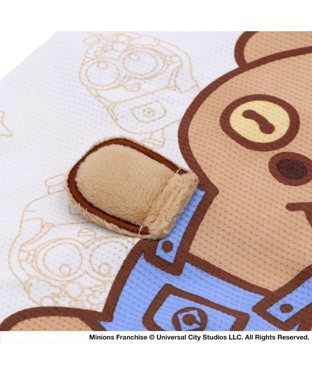 PET PARADISE ミニオン ティム 手つなぎ Ｔシャツ 接触冷感 中型犬 大型犬 ホワイト×ブラウン