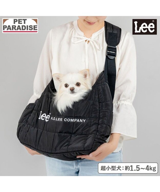 PET PARADISE Lee　スクエア キルトスリング バッグ Ｓ ブラック