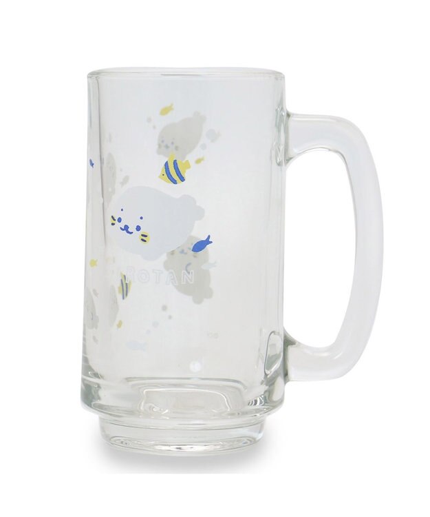 Mother garden しろたん ジョッキ 350mL《海しろたん柄/お食事処柄/うまい！もう一杯 おかわりおまち～！柄》 海しろたん