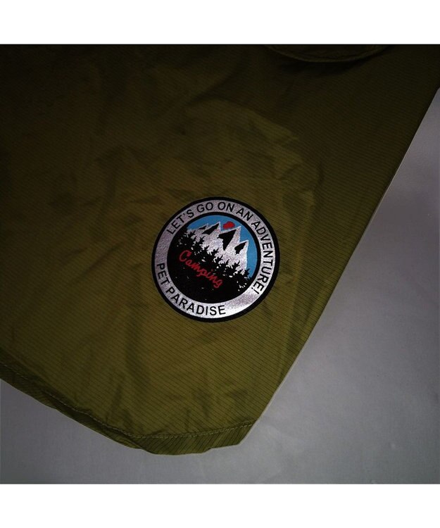 PET PARADISE 犬服 犬用品 ペットグッズ ペットウェア ペットパラダイス 犬 服 春 ジャケット 緑 【小型犬】 シェルジャケット 防水 撥水 アウトドア アウター レインコート ウィンドブレーカー ドッグウエア ドッグウェア おしゃれ梅雨対策 撥水 雨 雨の日 カーキ