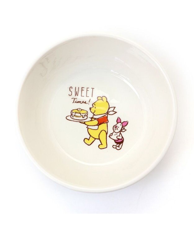 PET PARADISE ディズニー くまのプーさん 高さのある フードボウル 白～オフホワイト