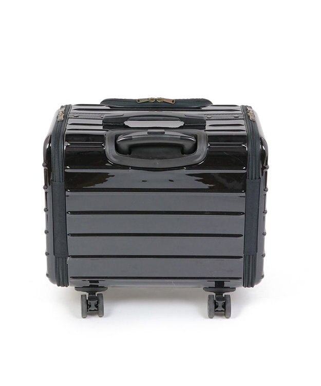 PET PARADISE キャリーバッグ キャスター付き 4輪 カート【小型犬】 ハード ブラック 黒