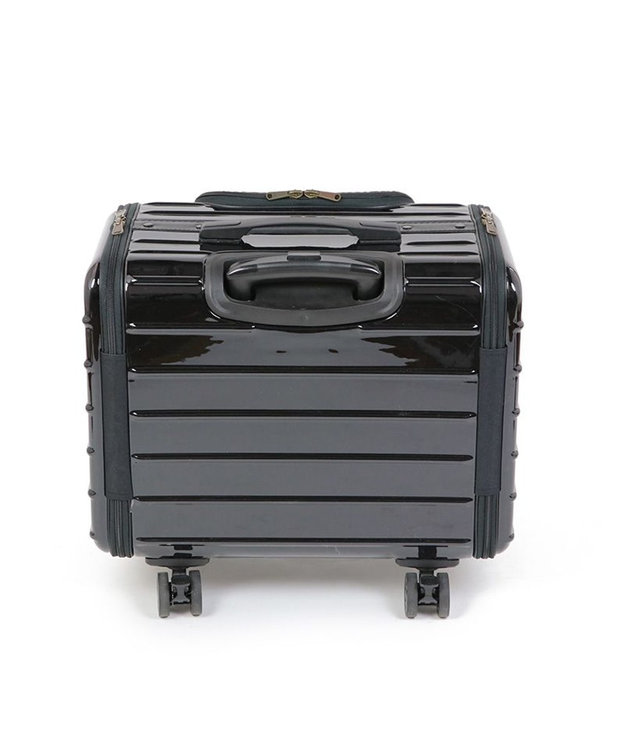 PET PARADISE キャリーバッグ キャスター付き 4輪 カート【小型犬】 ハード ブラック 黒