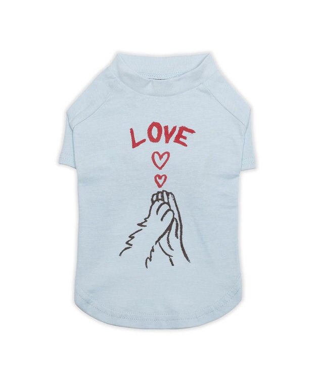 PET PARADISE ペットパラダイス Mai Kuraki　LOVE  ペットTシャツ 《ブルー》 小型犬 ブルー