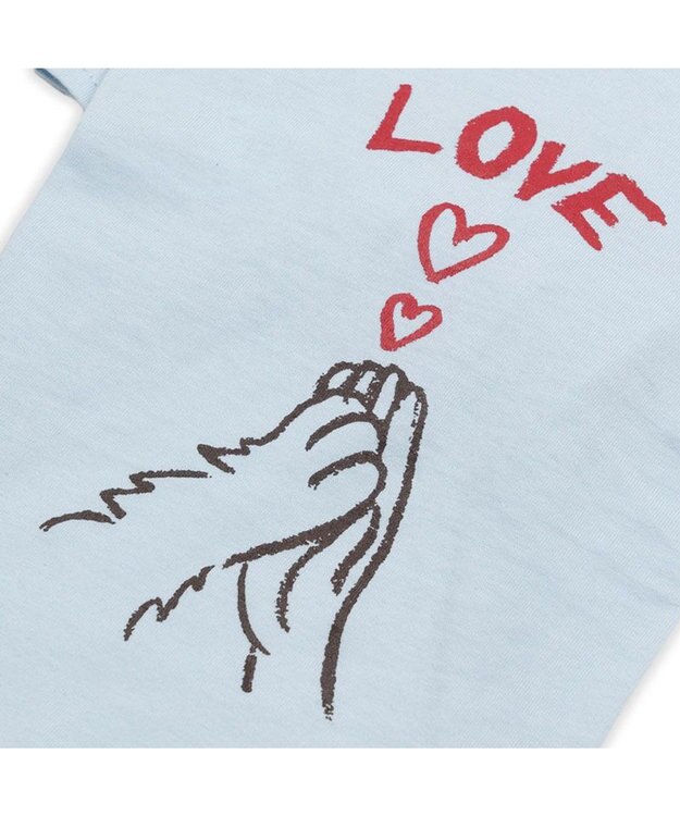 PET PARADISE ペットパラダイス Mai Kuraki　LOVE  ペットTシャツ 《ブルー》 小型犬 ブルー