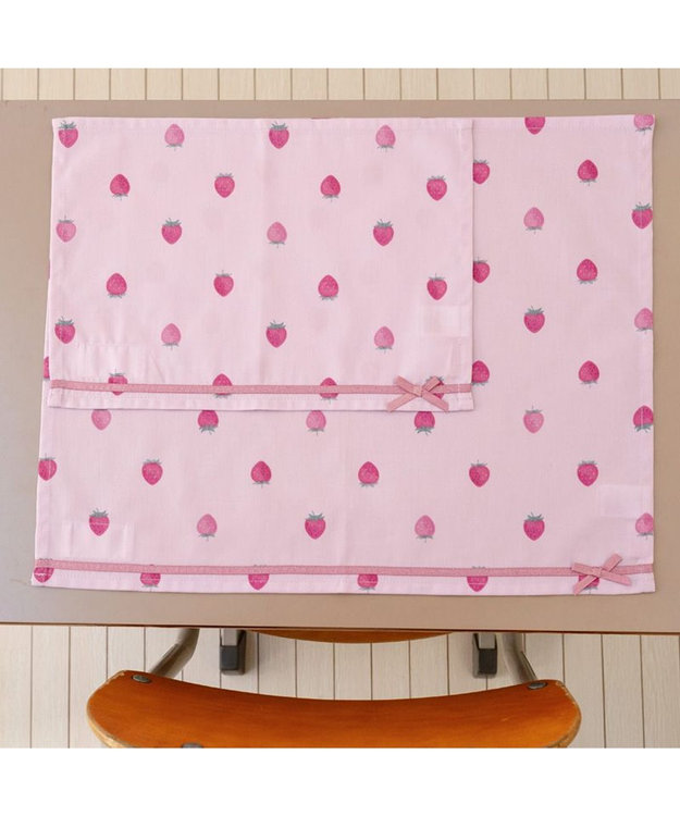 Mother garden マザーガーデン 野いちご ランチマット 大《レトロストロベリー柄》 レトロストロベリー柄