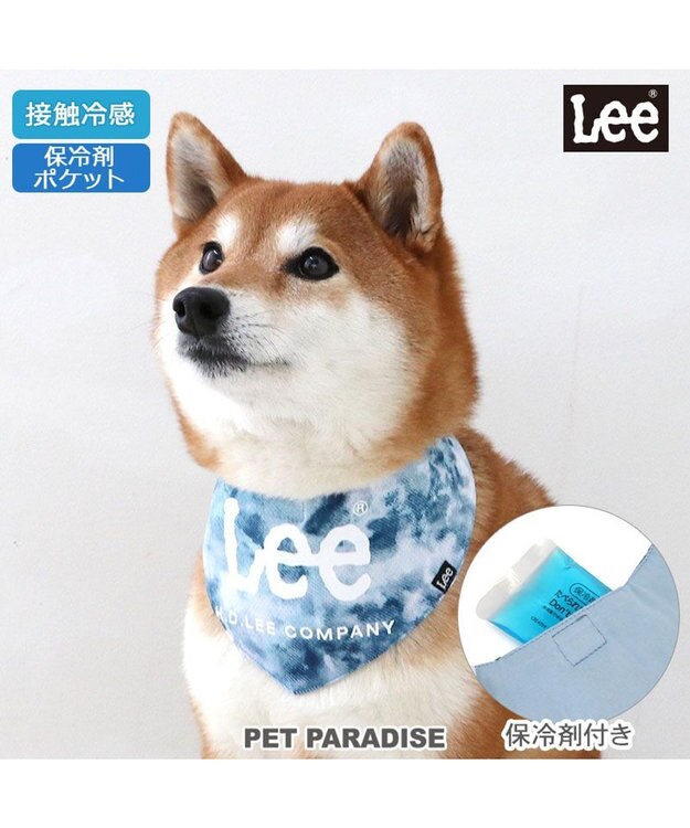 PET PARADISE Lee  クール バンダナ ブリーチ 中型犬 ネイビー