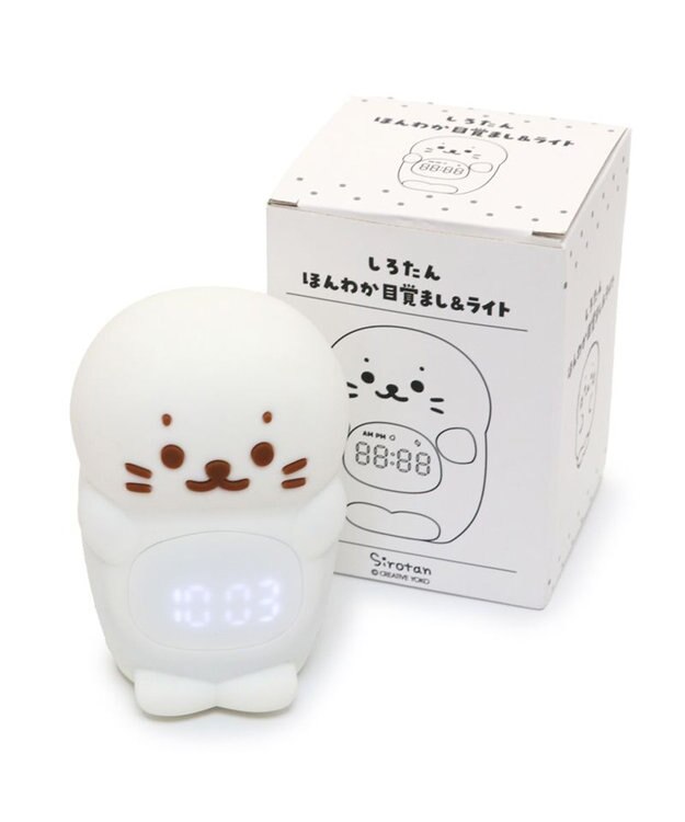 Mother garden しろたん ほんわか目覚まし&ライト 0