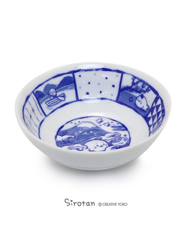 しろたん 和食器 旅柄 和小鉢 1 / Mother garden | 【通販】雑貨