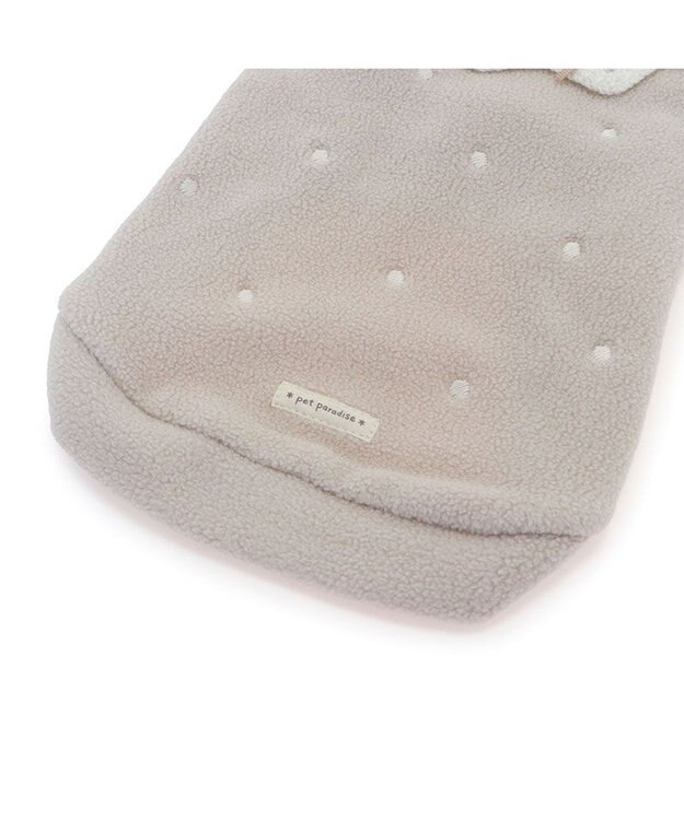 PET PARADISE ペットパラダイス ワンダフル ストレッチ フリース 《 ニット襟 》小型犬 茶