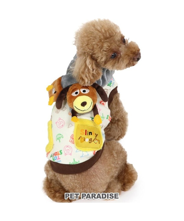 PET PARADISE ディズニー トイ・ストーリー スリンキー マフラー付き トレーナー  小型犬 スリンキー