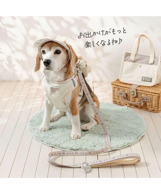 PET PARADISE ペットパラダイス くまちやん リュックハーネス Ｌ ホワイト
