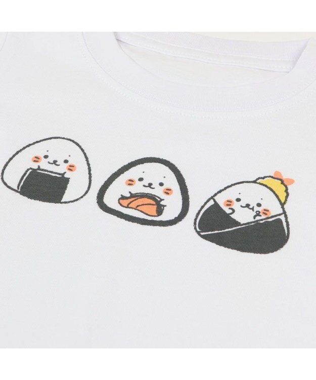 しろたん キッズ Tシャツ 《おにぎり柄》 / Mother garden