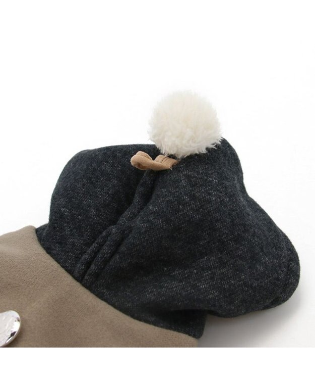 PET PARADISE リサとガスパール モノクロ パーカー 【小型犬】 茶系