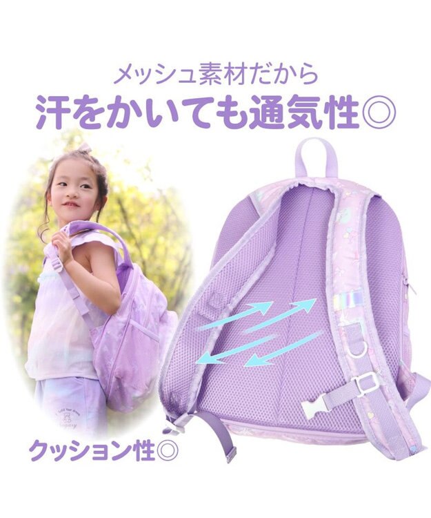 Mother garden マザーガーデン  子供用 リュックサック 【Ｍサイズ】《 ユニコーン / 野いちご 》 フラワー柄