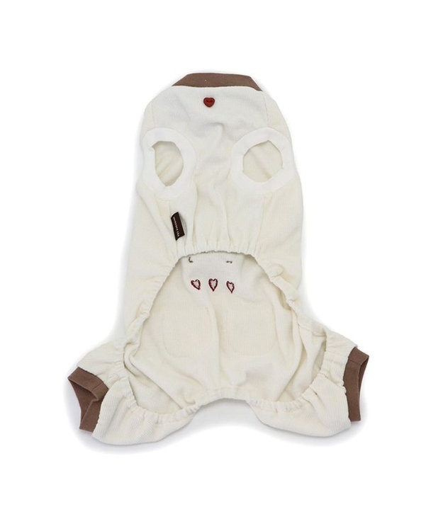 PET PARADISE ペットパラダイス ペティヒート プレミアム ロンパース くま 小型犬 ホワイト