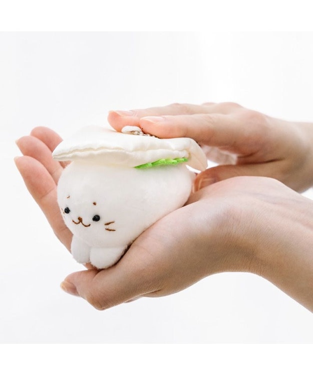 sirotan キーホルダー しろたん いかの寿司 キーホルダー 店舗限定 / Mother garden
