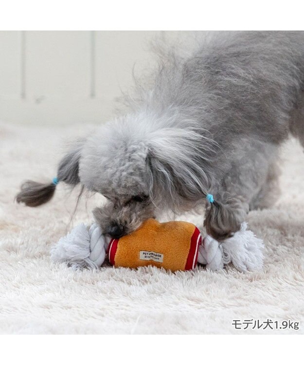 PET PARADISE ペットパラダイス 骨付き肉トイ  ＳＳ 茶系