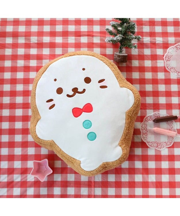 Mother garden しろたん アイシングクッキー クッション 40cm しろたん