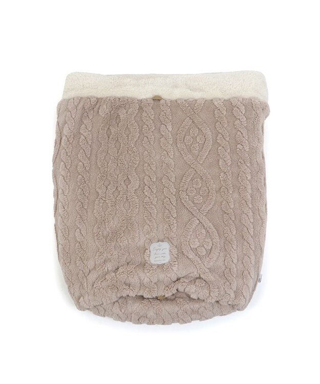 PET PARADISE ペットパラダイス 筒形寝袋 遠赤外線 《アラン編み柄》 42cm×70cm アラン柄