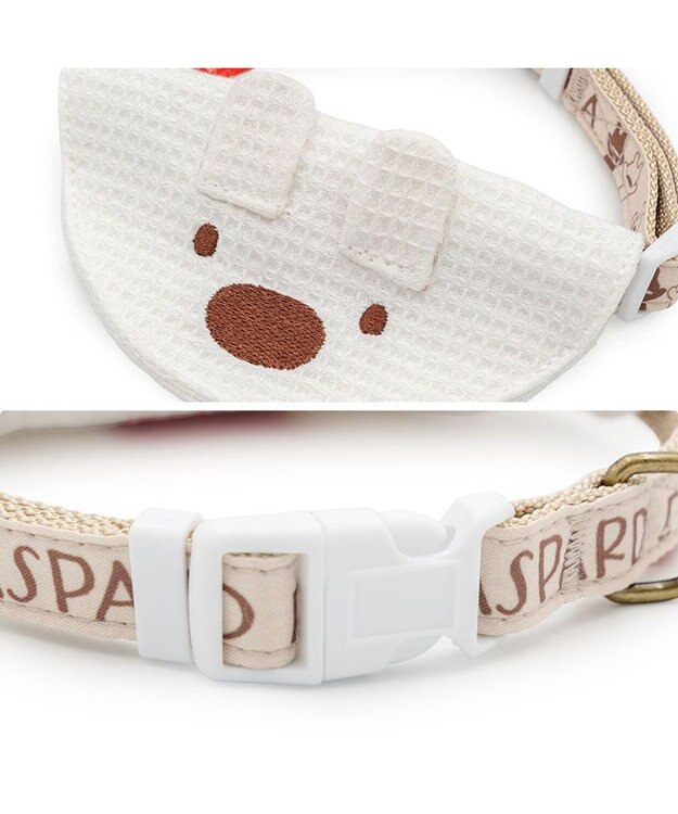 PET PARADISE リサとガスパール スタイ首輪 《リサ》 ３Ｓ ホワイト