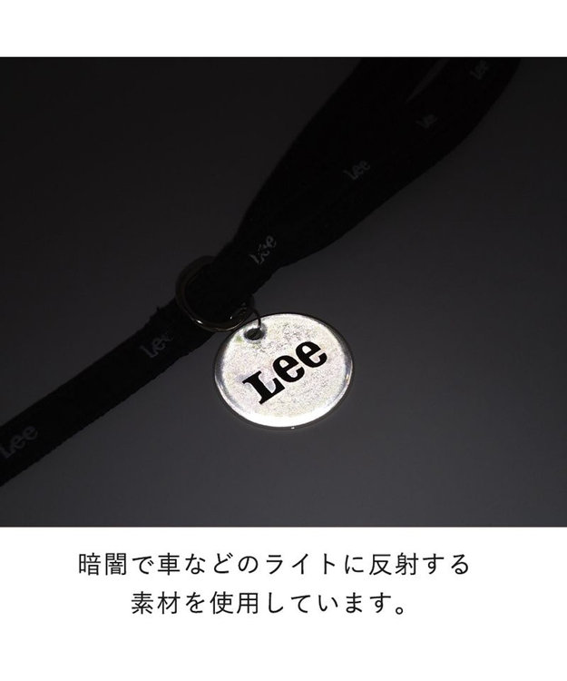 PET PARADISE 犬 リード Lee おしゃれ 【4S~3S】 反射 チャーム付き 黒