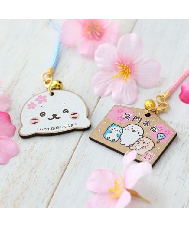 ボールペン付き、花飾りのマスコット、持ち手付き、 stationery-goods_fst024