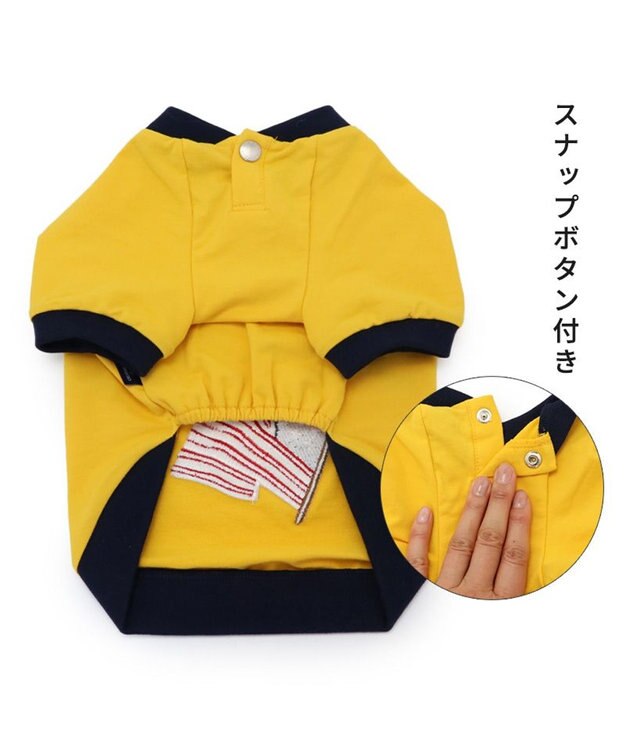 PET PARADISE 犬の服 犬 冬服 トレーナー J.PRESS【小型犬】 星条旗 黄