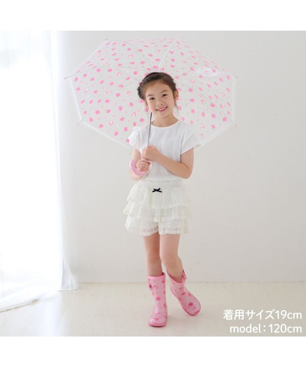 Mother garden マザーガーデン キッズ用 レインブーツ 《 ユニコーン / 野いちご 》 野いちご