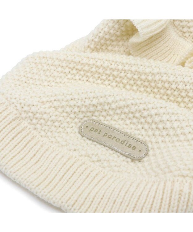 PET PARADISE ペットパラダイス 苺フリルニット  小型犬 ホワイト