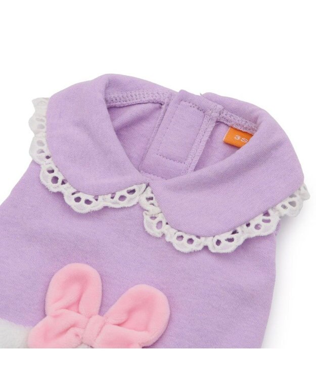 PET PARADISE ディズニー デイジーダック 顔 ふわ トレーナー 小型犬 パープル